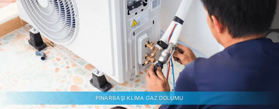 Pınarbaşı İlçemi Midea Klima Gaz Dolumu